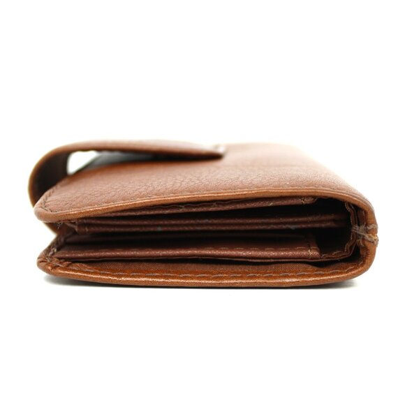 FOSSIL BI-FOLD WALLET COGNAC BROWN LEATHER - GREAT CONDITION - Picture 2 of 6